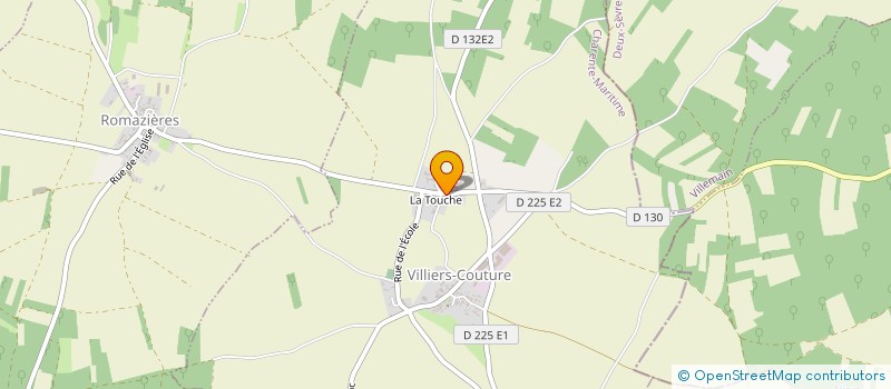 localisation de l'entreprise SCI DE L'OCEAN  VILLIERS-COUTURE