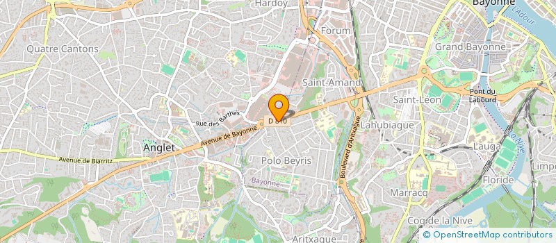 localisation de l'entreprise SCI DE L OCEAN à BAYONNE