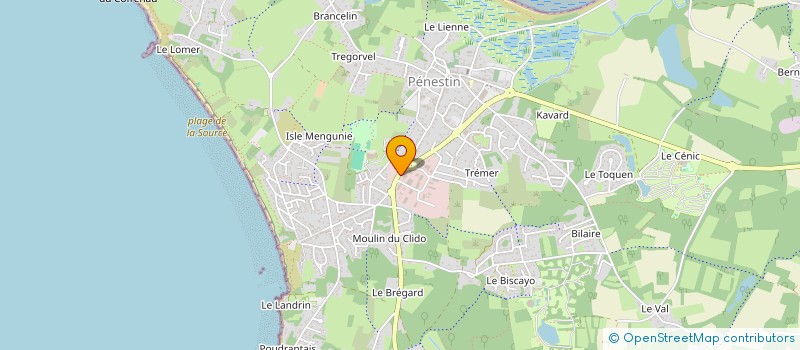 localisation de l'entreprise SCI DE L'OCEAN  PENESTIN