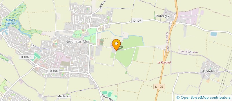 localisation de l'entreprise SCI DE L'OCEAN  NIEUL-SUR-MER