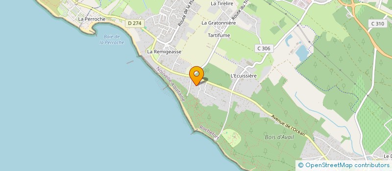 localisation de l'entreprise SCI DE L'OCEAN  DOLUS-D'OLERON