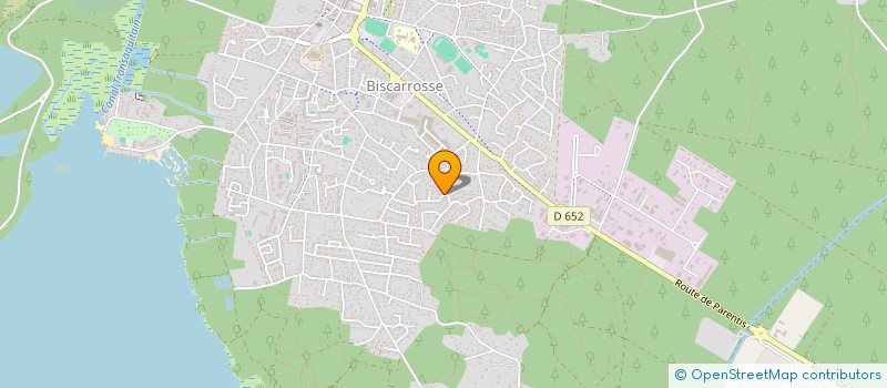 localisation de l'entreprise SCI DE L'OCEAN  BISCARROSSE