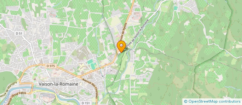 localisation de l'entreprise SCI DE L'OCEAN  SAINT-ROMAIN-EN-VIENNOIS