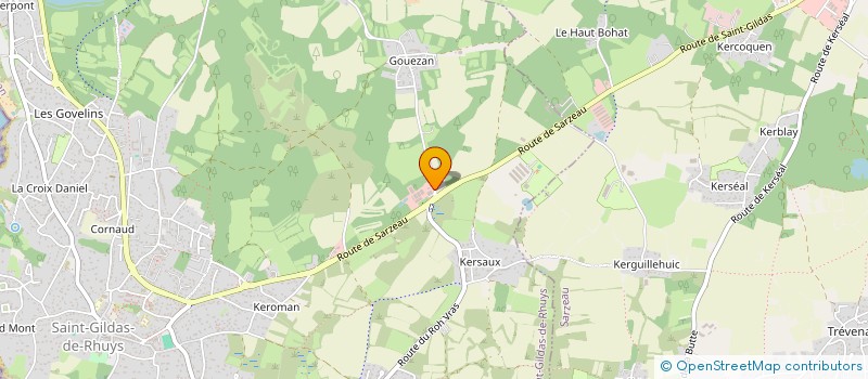 localisation de l'entreprise SCI DE L'OCEAN  SAINT-GILDAS-DE-RHUYS