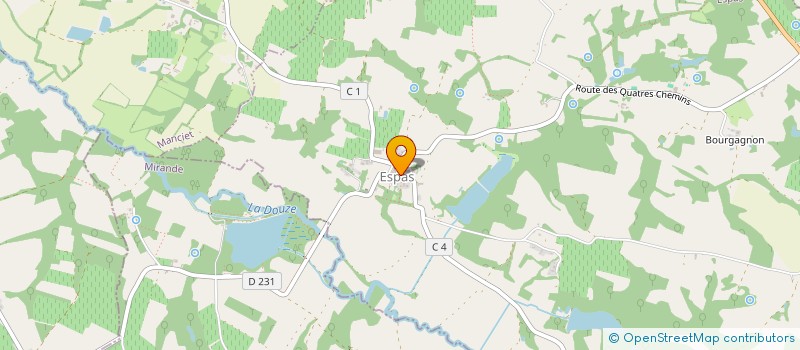 localisation de l'entreprise SCI DE L OCEAN ATLANTIQUE  MANCIET