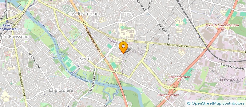 localisation de l'entreprise SCI DE L'OCEANE à NANTES