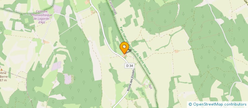 localisation de l'entreprise SCI DE L'OCRE  RUSTREL