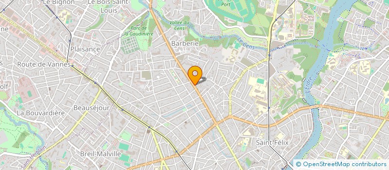 localisation de l'entreprise SCI DE L'OCTROI à NANTES