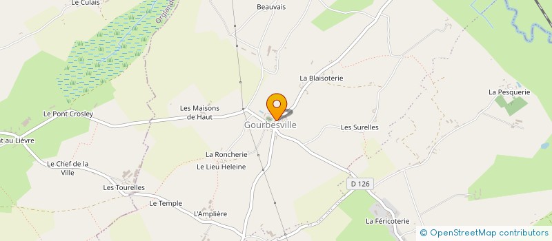 localisation de l'entreprise SCI DE L'OCTROI  BLOSVILLE