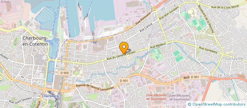 localisation de l'entreprise SCI DE L'OCTROI  CHERBOURG-EN-COTENTIN