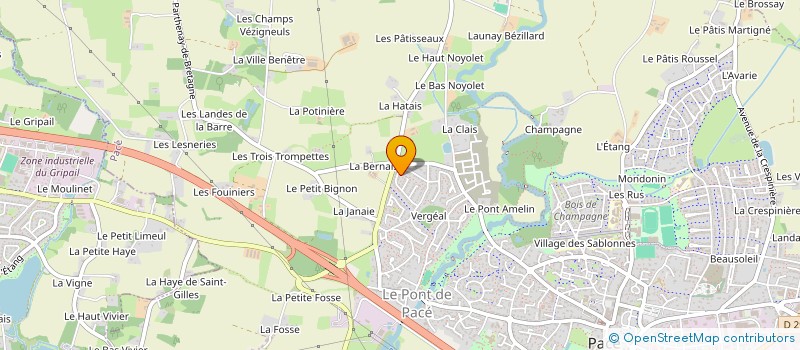 localisation de l'entreprise SCI DE L'OCTROI à PACE