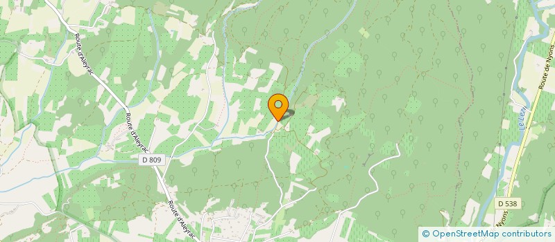 localisation de l'entreprise SCI DE L OCTROI  ROUSSET-LES-VIGNES