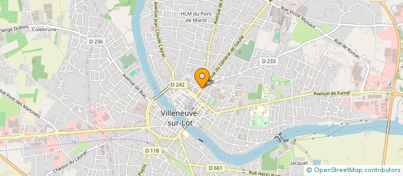 localisation de l'entreprise SCI DE L OCTROI  VILLENEUVE-SUR-LOT