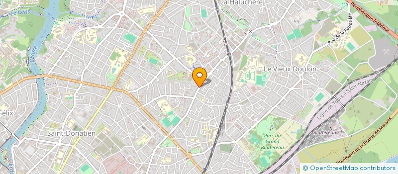 localisation de l'entreprise SCI DE L'OCTROI à NANTES