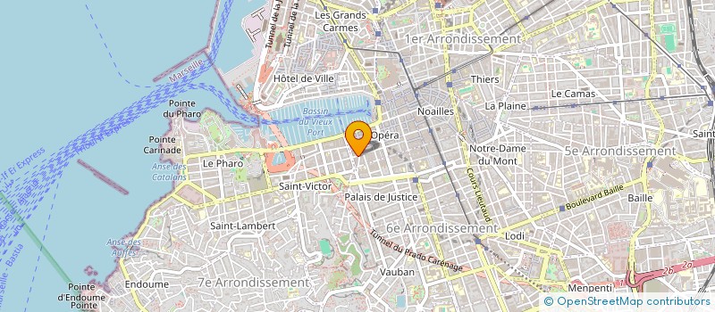 localisation de l'entreprise SCI DE L'OCTROI  MARSEILLE