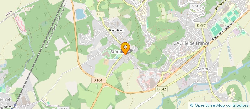 localisation de l'entreprise SCI DE L'OCTROI RYCKELYNCK à LAON