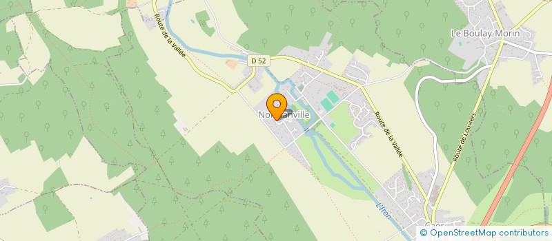 localisation de l'entreprise SCI DE L'ODET  NORMANVILLE