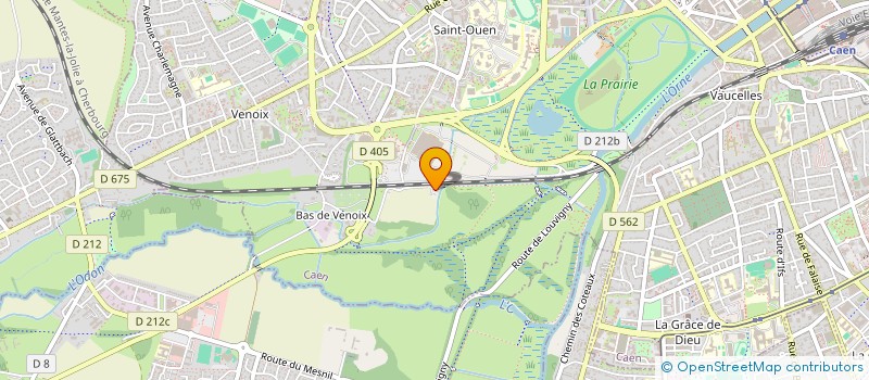 localisation de l'entreprise SCI DE L ODON à CAEN