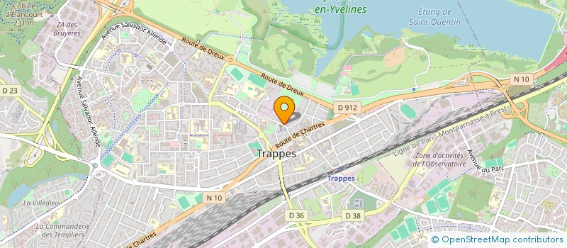 localisation de l'entreprise SCI DE L'OEILLETTE  TRAPPES