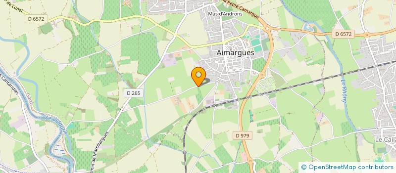 localisation de l'entreprise SCI DE L'OEUVRE DE MERICOURT  AIMARGUES