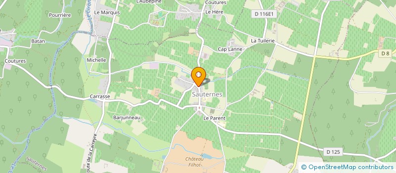 localisation de l'entreprise SCI DE L'OFFICE  SAUTERNES