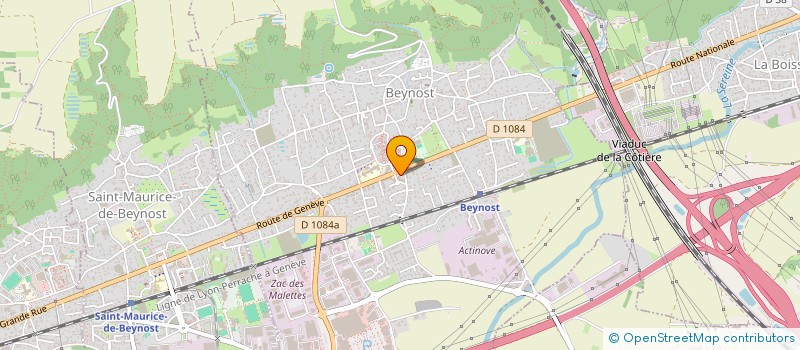 localisation de l'entreprise SCI DE L'OFFICINE à BEYNOST