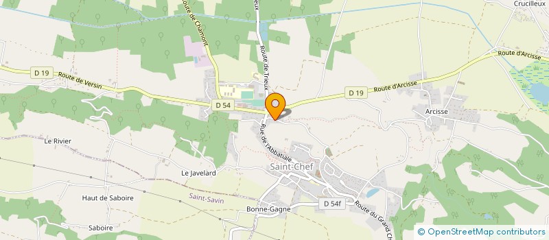 localisation de l'entreprise SCI DE L'OISEAU  SAINT-CHEF