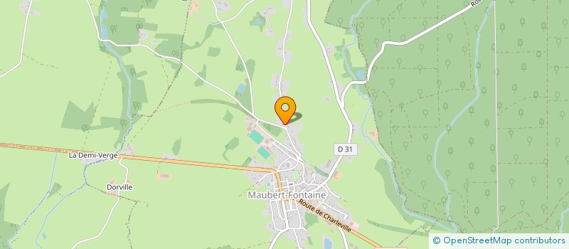 localisation de l'entreprise SCI DE L'OISEAU  MAUBERT-FONTAINE