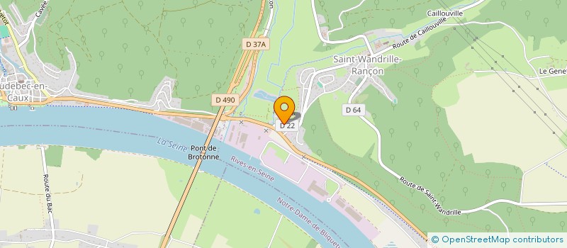 localisation de l'entreprise SCI DE L'OISEAU BLEU  RIVES-EN-SEINE