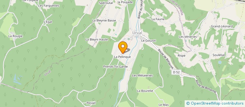 localisation de l'entreprise SCI DE L OISEAU QUI CHANTE  URVAL