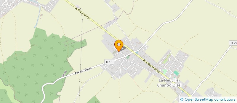 localisation de l'entreprise SCI DE L'OISEL  LA NEUVILLE-CHANT-D'OISEL
