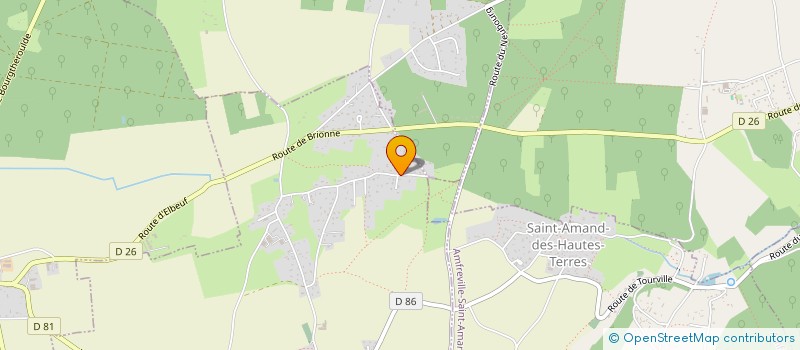 localisation de l'entreprise SCI DE L'OISON  TOURVILLE-LA-CAMPAGNE