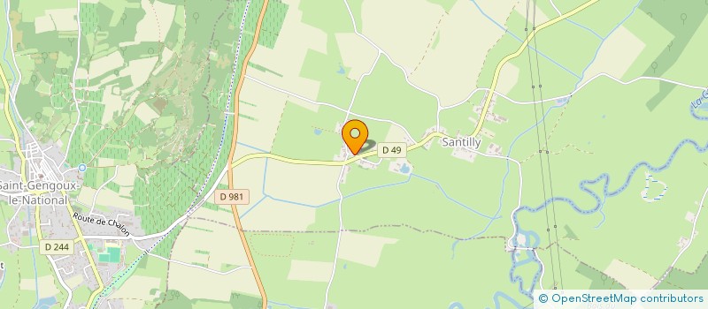 localisation de l'entreprise SCI DE L'OIZE  BURNAND