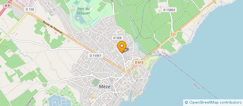 localisation de l'entreprise SCI DE L'OLIVERAIE à MEZE