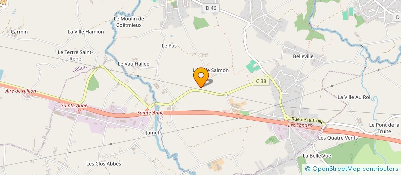 localisation de l'entreprise SCI DE L'OLIVERAIE  LAMBALLE-ARMOR