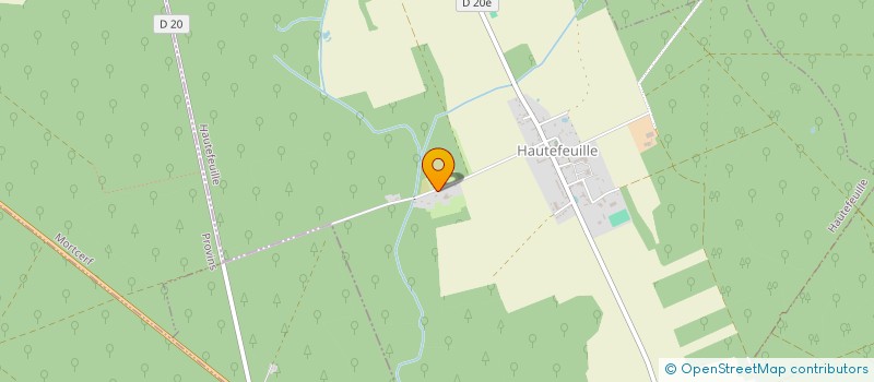 localisation de l'entreprise SCI DE L'OLIVERAIE  HAUTEFEUILLE