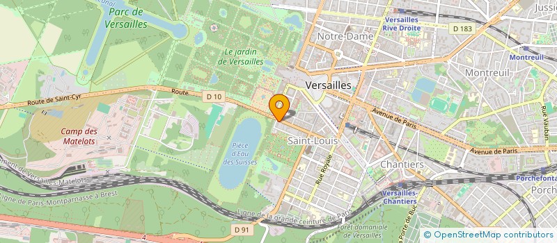 localisation de l'entreprise SCI DE L OLIVIER à VERSAILLES