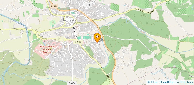 localisation de l'entreprise SCI DE L OLIVIER  LAMBESC