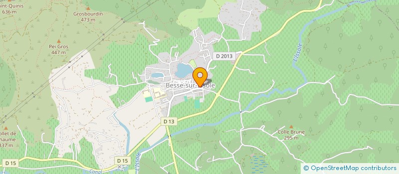 localisation de l'entreprise SCI DE L'OLIVIER  BESSE-SUR-ISSOLE