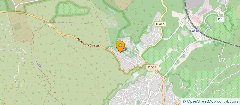 localisation de l'entreprise SCI DE L'OLIVIER à CASSIS