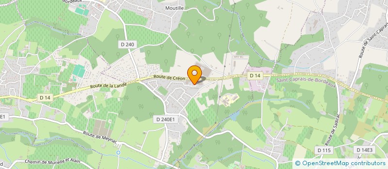 localisation de l'entreprise SCI DE L'OLIVIER  LATRESNE