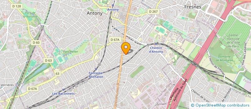 localisation de l'entreprise SCI DE L'OLIVIER à ANTONY