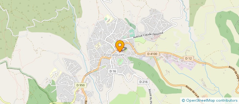 localisation de l'entreprise SCI DE L'OLIVIER à FORCALQUIER