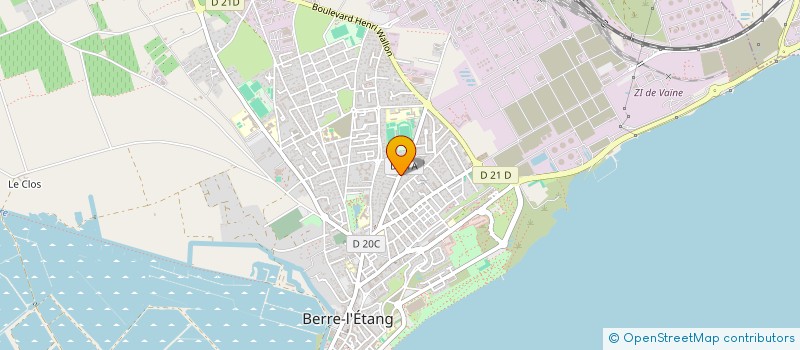localisation de l'entreprise SCI DE L'OLIVIER à BERRE-L'ETANG