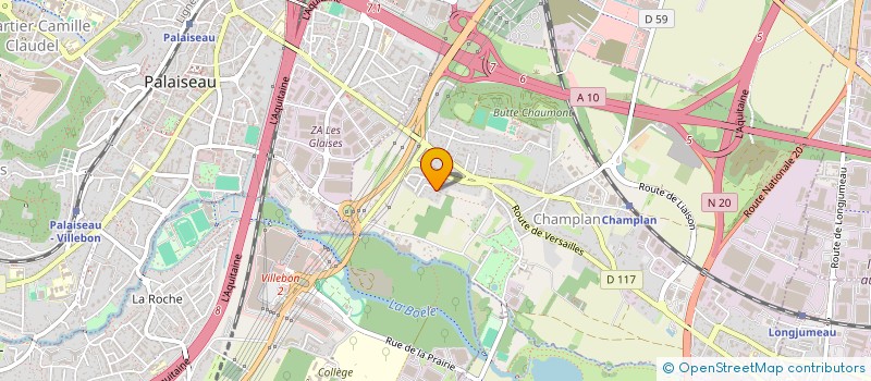 localisation de l'entreprise SCI DE L'OLIVIER  CHAMPLAN