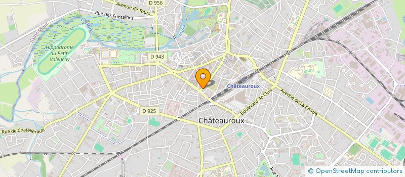 localisation de l'entreprise SCI DE L'OLIVIER à CHATEAUROUX