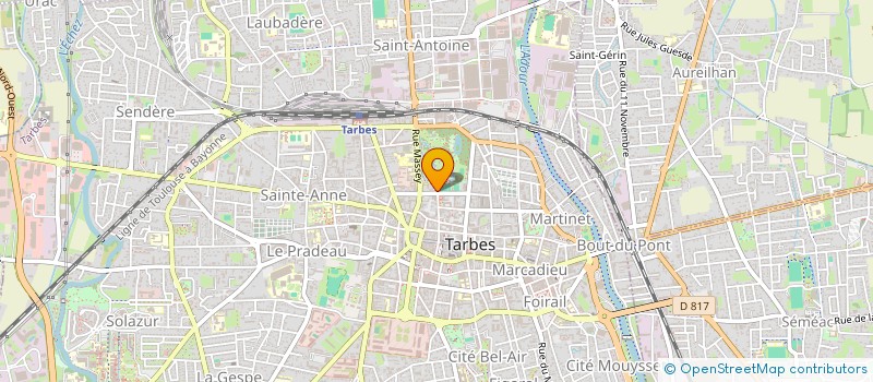 localisation de l'entreprise SCI DE L'OLIVIER  TARBES