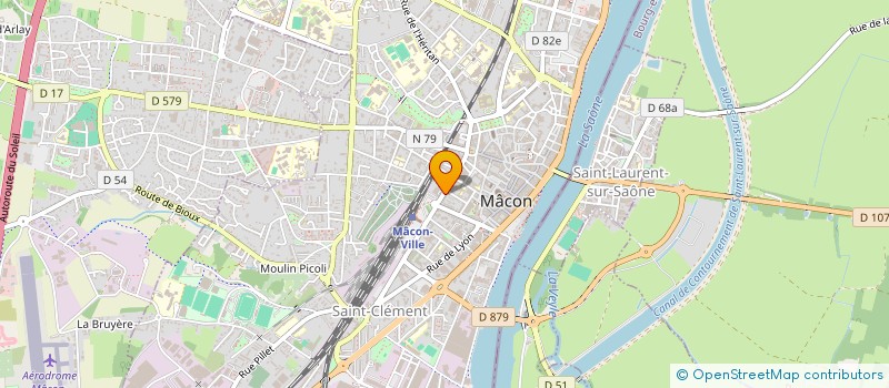 localisation de l'entreprise SCI DE L'OLIVIER  MACON