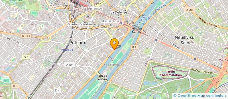 localisation de l'entreprise SCI DE L'OLIVULA  PUTEAUX