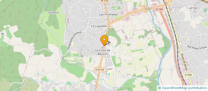 localisation de l'entreprise SCI DE L OLM  SAINT-CHRISTOL-LEZ-ALES